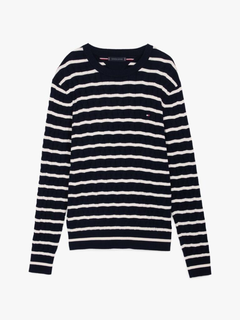 Multi Classics Cable Knit Relaxed Fit Jumper  Men