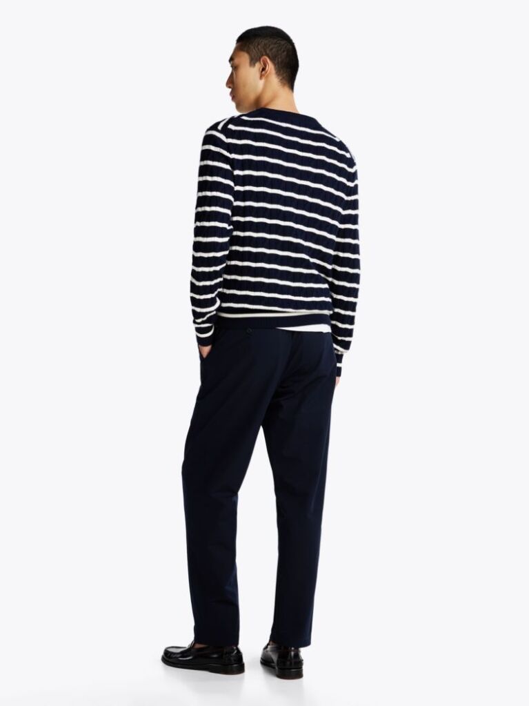 Multi Classics Cable Knit Relaxed Fit Jumper  Men