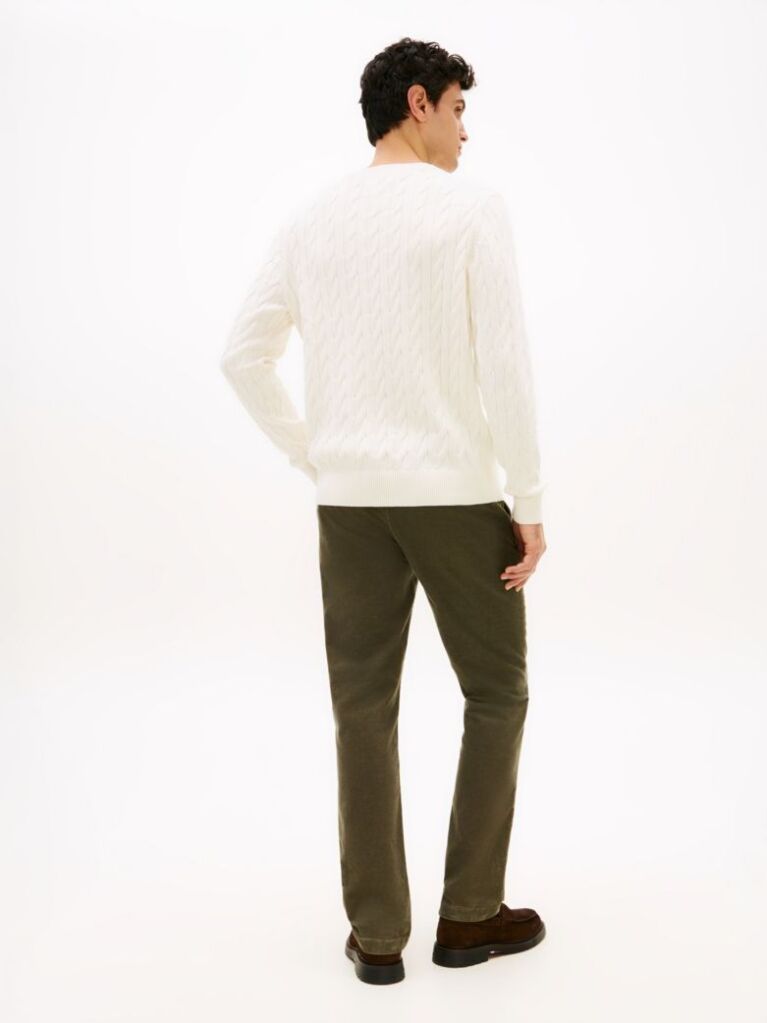 Beige Classics Cable Knit Relaxed Fit Jumper  Men