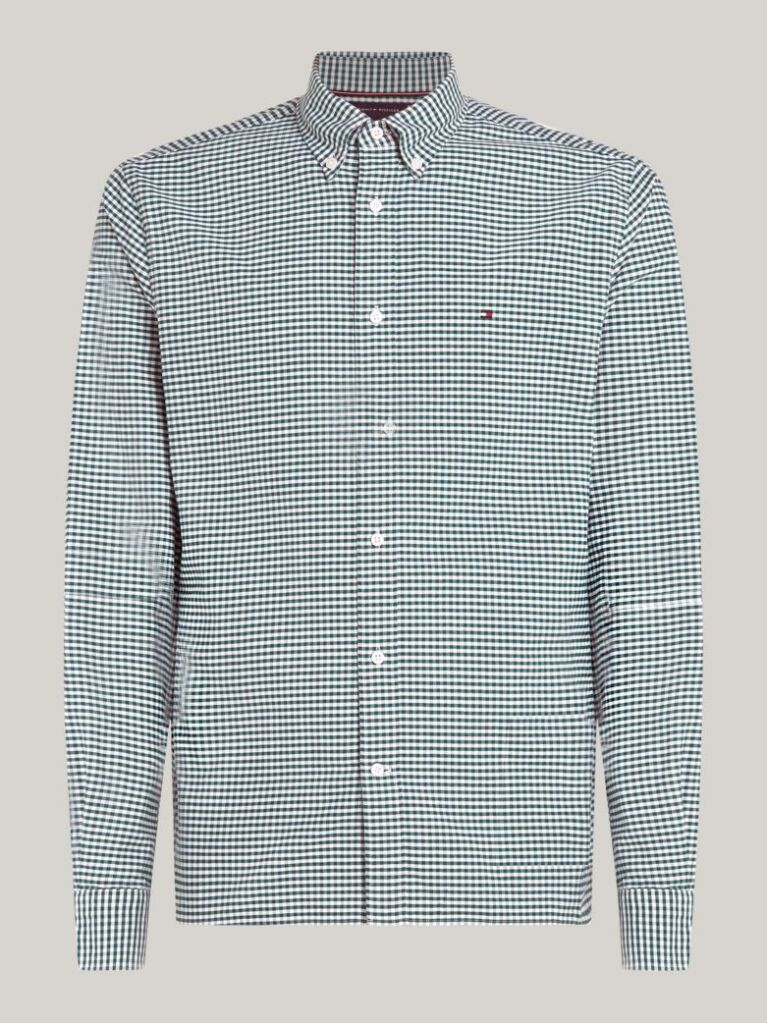 Multi Gingham Oxford Πουκάμισο Σε κανονική Γραμμή  Άνδρες