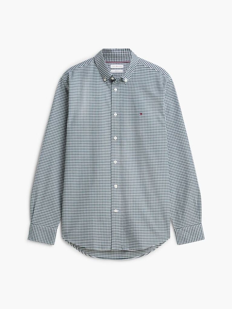 Multi Gingham Oxford Πουκάμισο Σε κανονική Γραμμή  Άνδρες