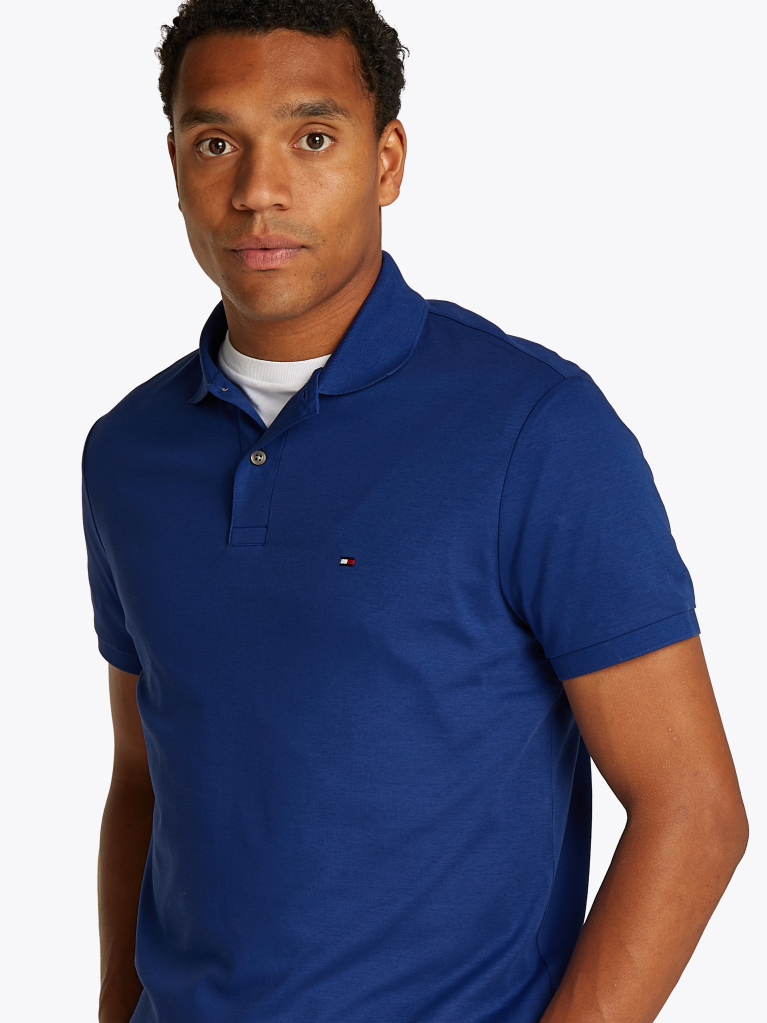 Blue Regular Fit Polo Shirt  Men