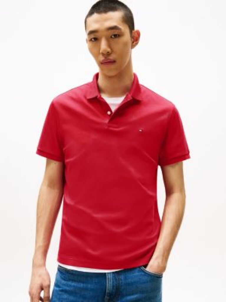 Red Regular Fit Polo Shirt  Men