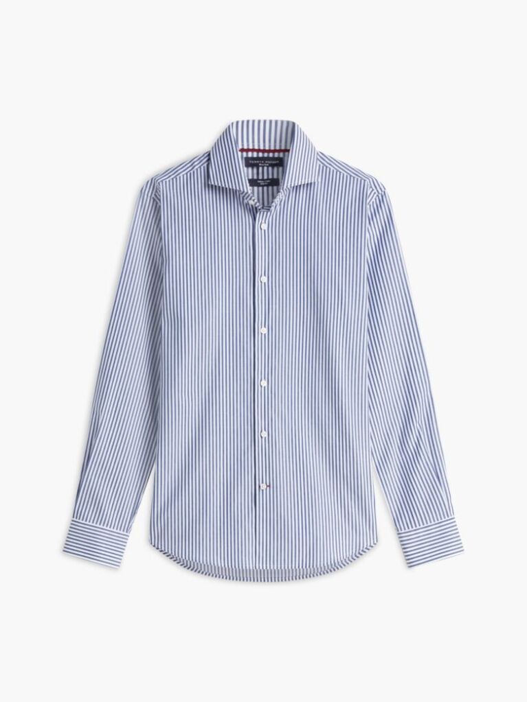 Multi Smart Casual Slim Fit Stripe Shirt  Men