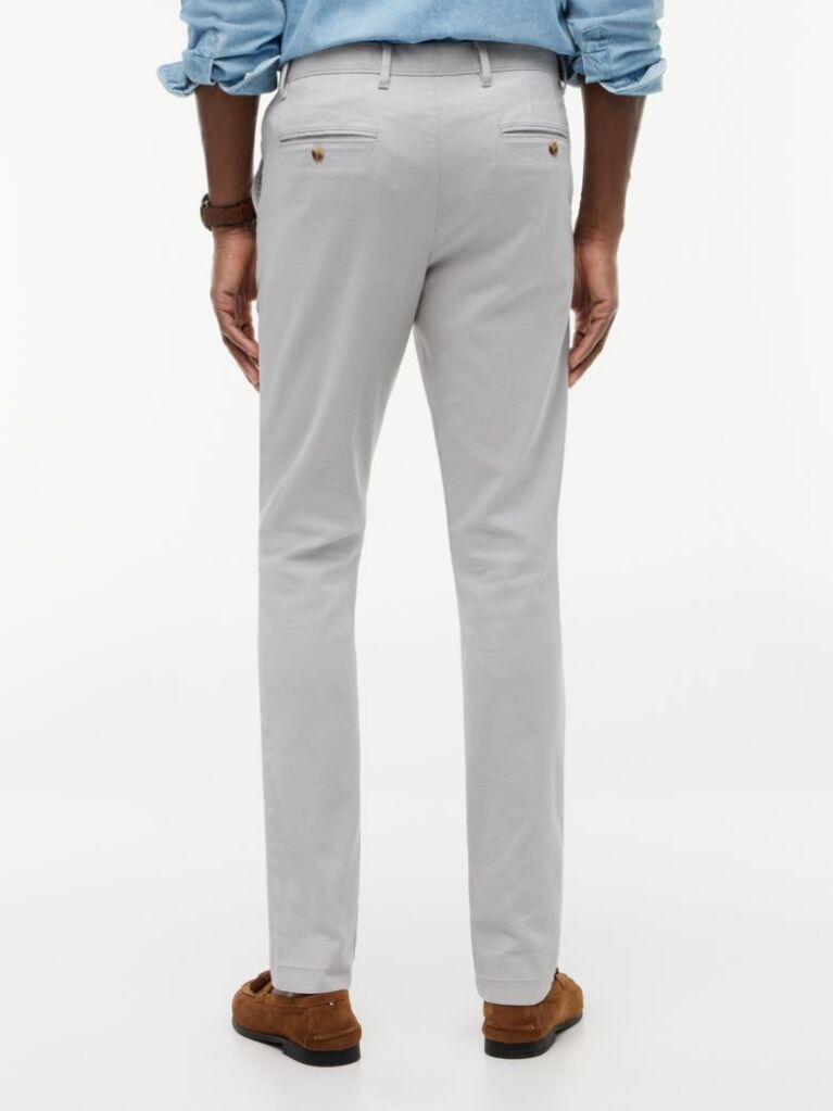 Grey 1985 Bleecker Slim Twill Chinos  Men