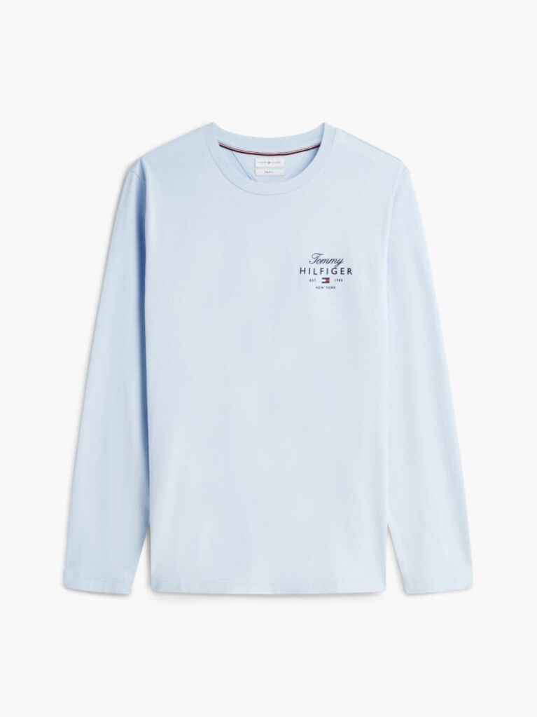Μπλε Κοντομάνικο T-Shirt Με Λογότυπο  Άνδρες