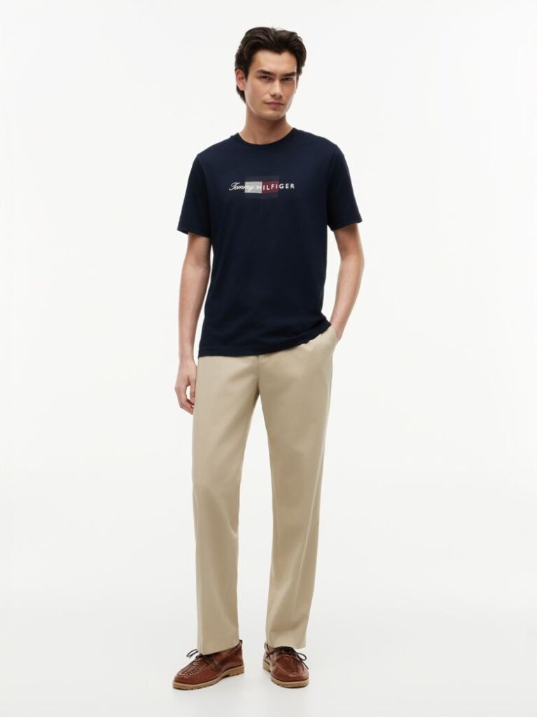 Μπλε T-shirt Με Σημαία  Άνδρες