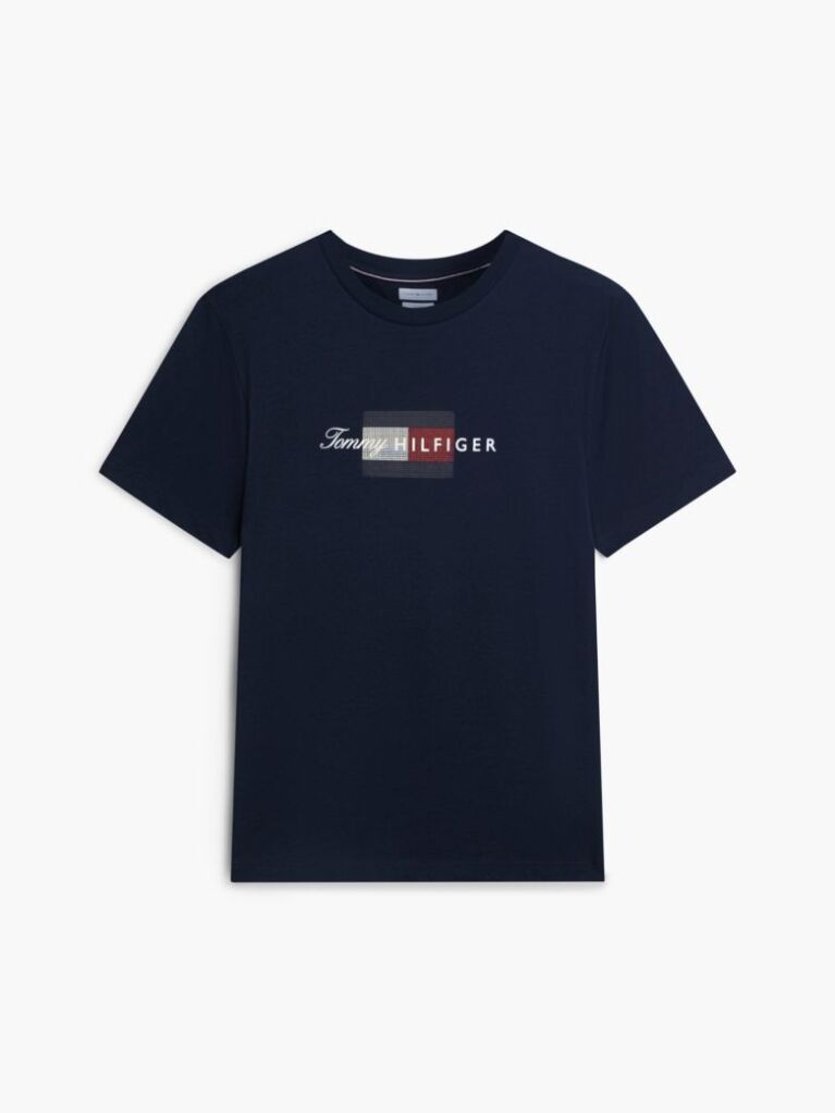 Μπλε T-shirt Με Σημαία  Άνδρες