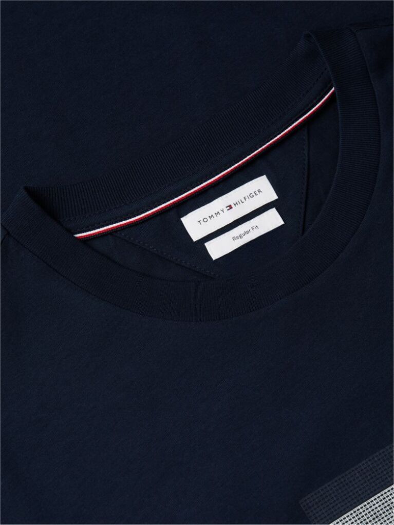 Μπλε T-shirt Με Σημαία  Άνδρες