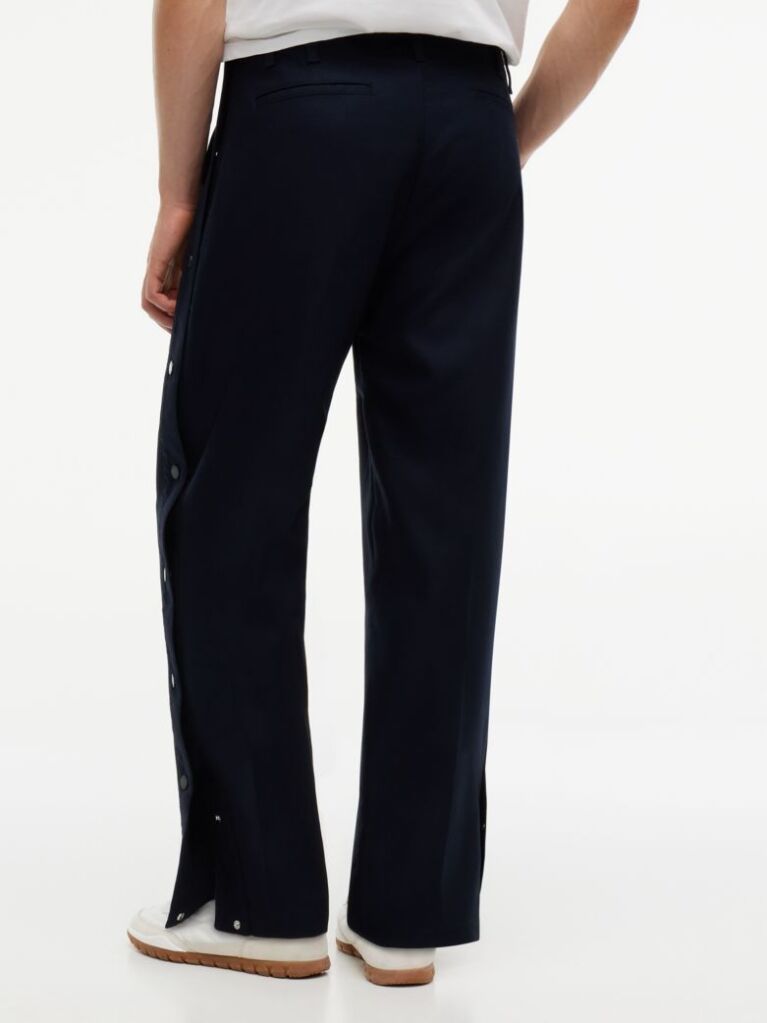 Μπλε Tommy Hilfiger x FRGMT Άνετο Παντελόνι Chino Με Κουμπί Snap  Άνδρες