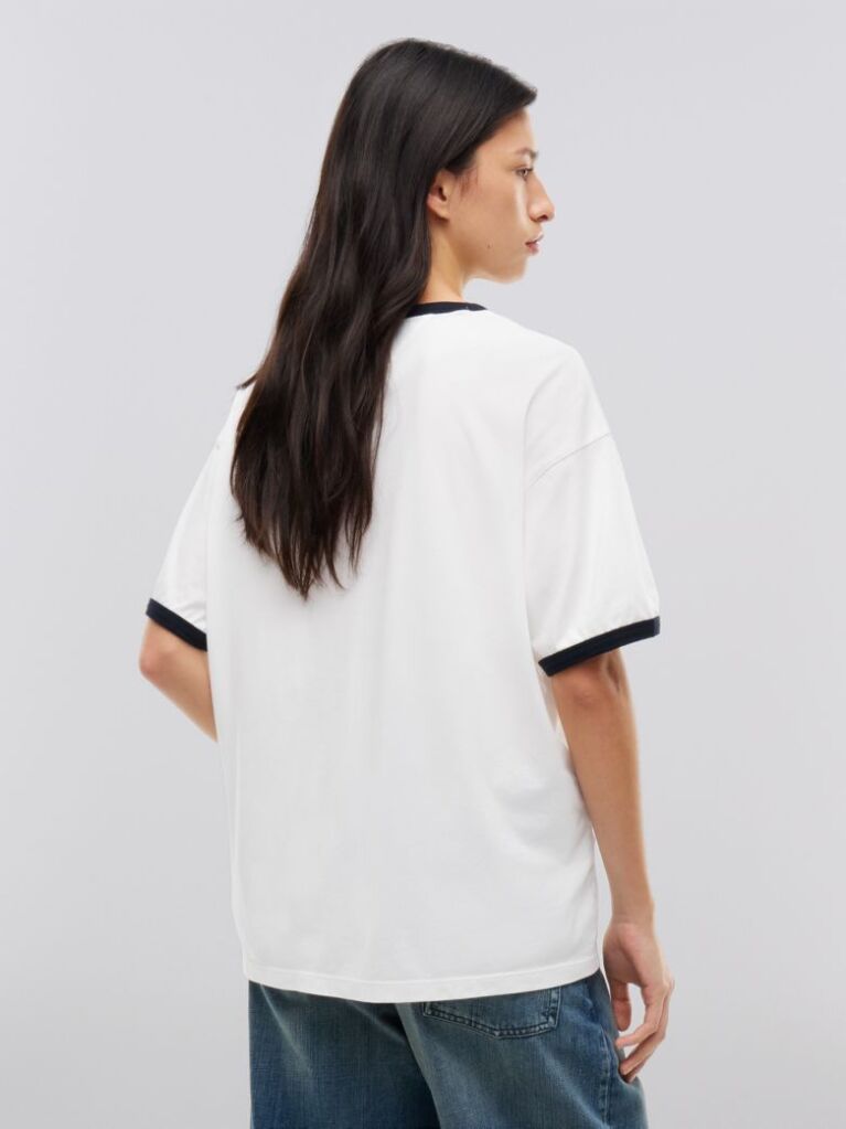 Μπεζ Tommy Hilfiger x FRGMT Άνετο T-Shirt  Άνδρες