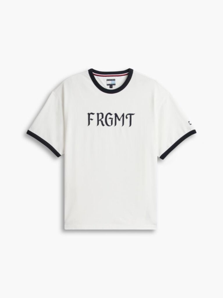 Μπεζ Tommy Hilfiger x FRGMT Άνετο T-Shirt  Άνδρες