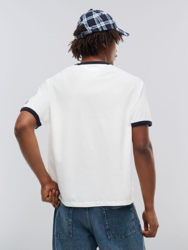 Μπεζ Tommy Hilfiger x FRGMT Άνετο T-Shirt  Άνδρες