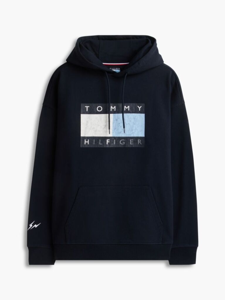 Μπλε Tommy Hilfiger x FRGMT Άνετο Hoody  Άνδρες