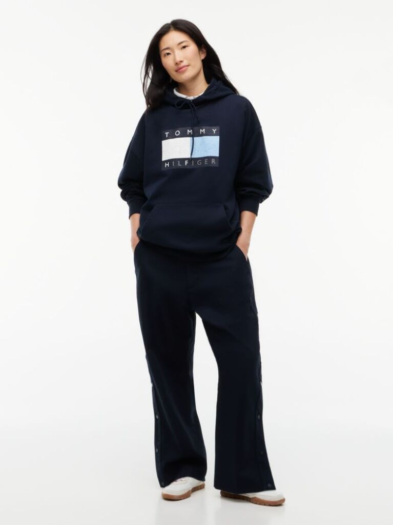 Μπλε Tommy Hilfiger x FRGMT Άνετο Hoody  Άνδρες