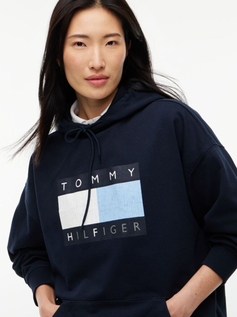 Μπλε Tommy Hilfiger x FRGMT Άνετο Hoody  Άνδρες