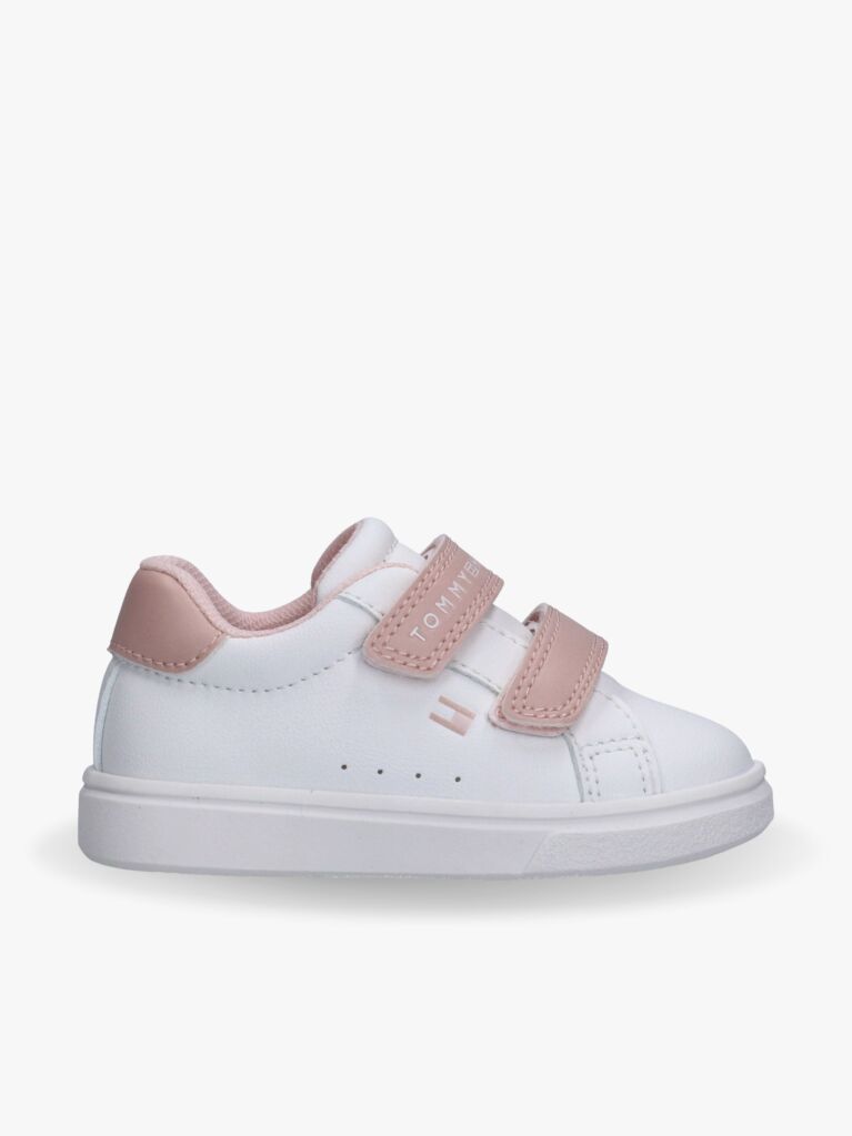Multi Logo Hook And Loop Sneakers  Girls