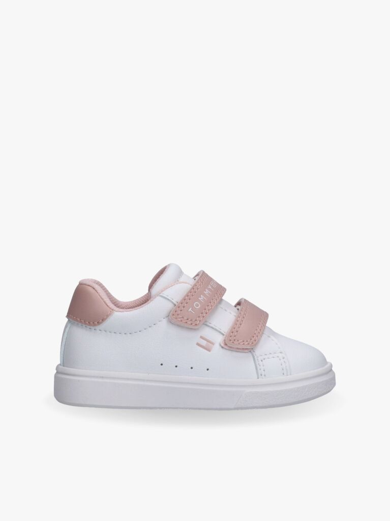 Multi Logo Hook And Loop Sneakers  Girls
