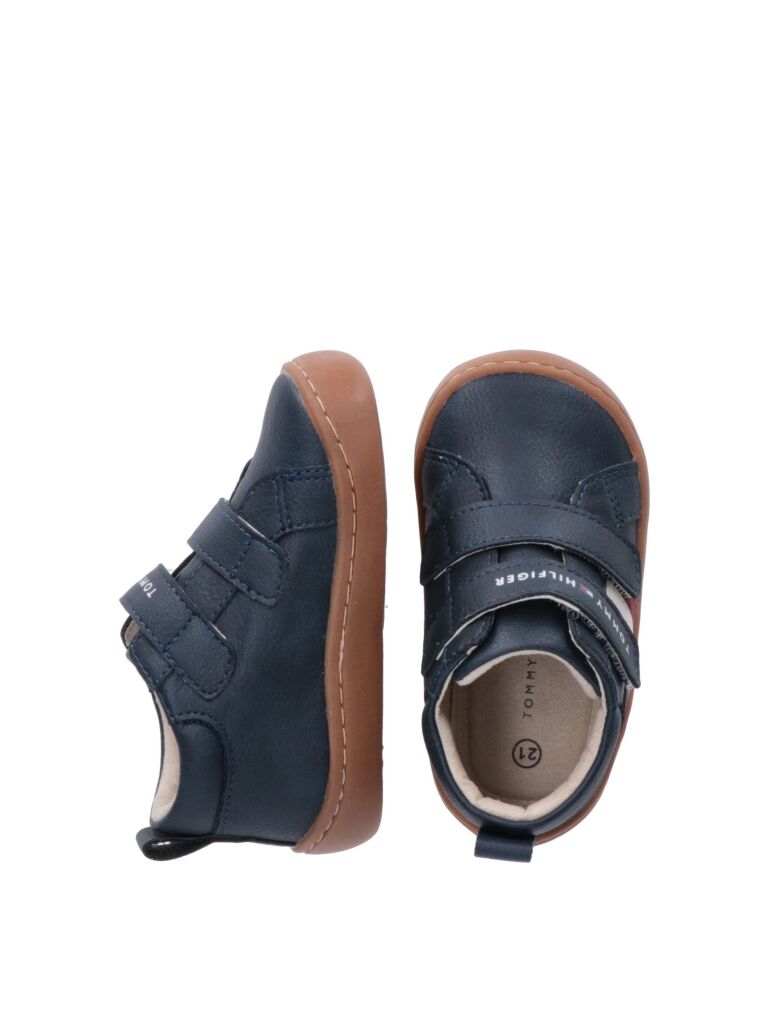 Μπλε Sneakers Με Σημαιάκι Και Μεσαίο Κόψιμο  Παιδί Unisex
