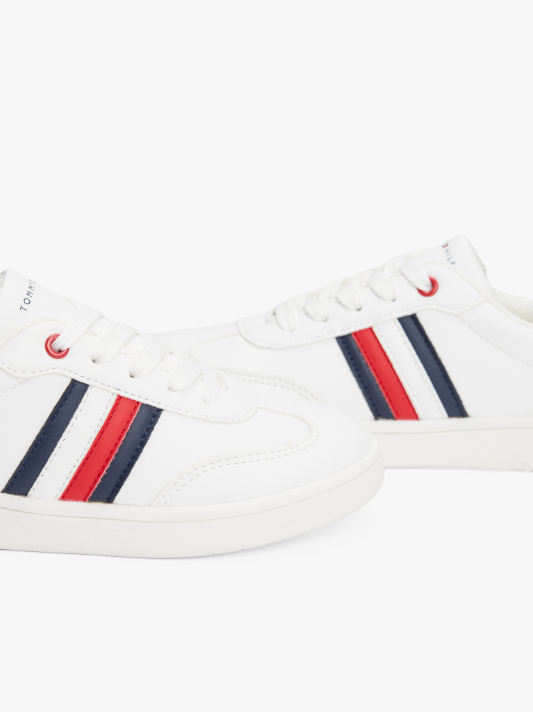 Άσπρο Sneakers Με Σχέδιο Σημαία  Παιδί Unisex