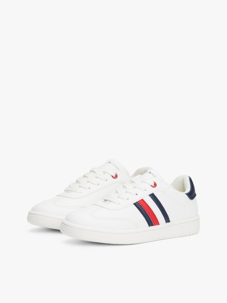 Άσπρο Sneakers Με Σχέδιο Σημαία  Παιδί Unisex