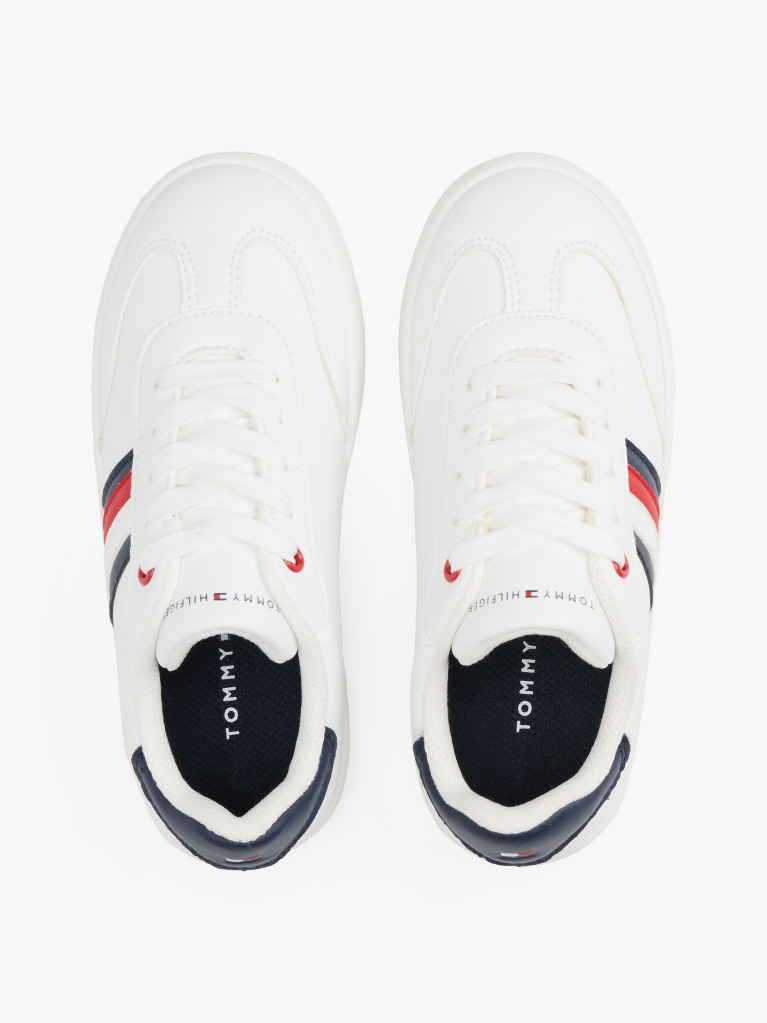 Άσπρο Sneakers Με Σχέδιο Σημαία  Παιδί Unisex