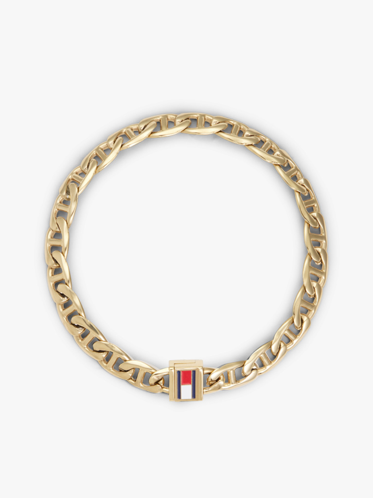 Gold Gold Plated Stainless Steel Bracelet  Men