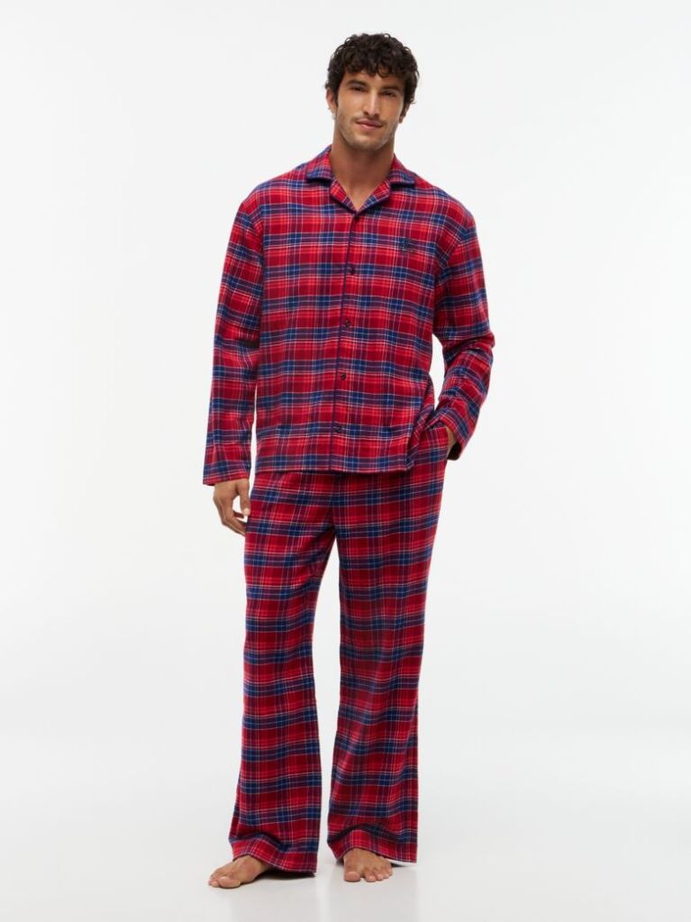 Multi TH Original Flannel Άνετο Σετ Πιτζάμας Σε Συσκευασία Δώρου  Άνδρες