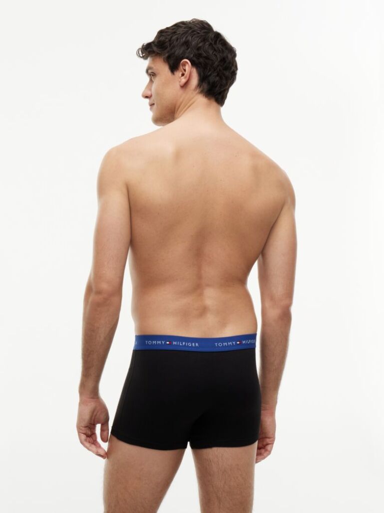 Multi 3-Pack Signature Repeat Logo Waistband Trunks  Men