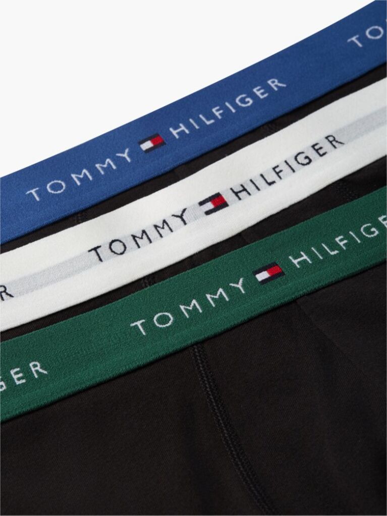 Multi 3-Pack Signature Repeat Logo Waistband Trunks  Men
