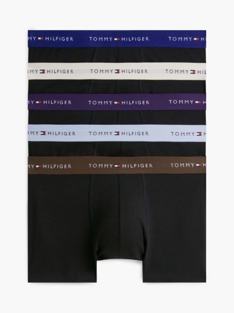 Multi 5-Pack Signature Logo Waistband Trunks  Men