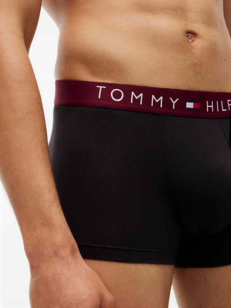 Multi 3-Pack TH Original Logo Waistband Trunks  Men