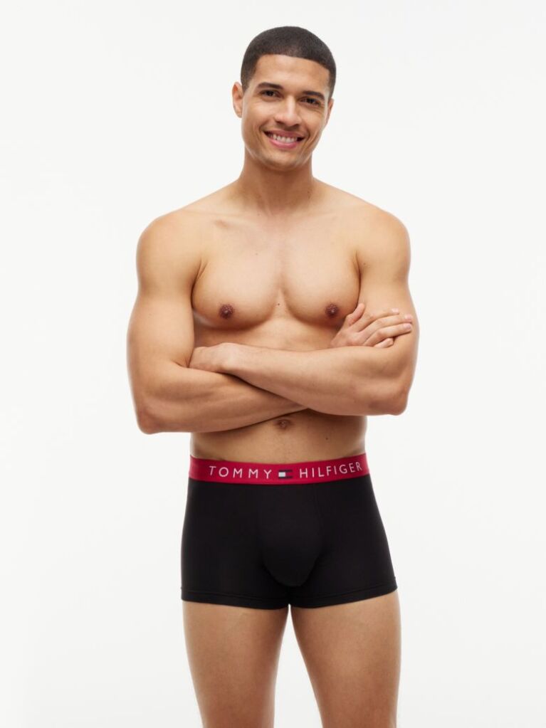 Multi 3-Pack TH Original Logo Waistband Trunks  Men