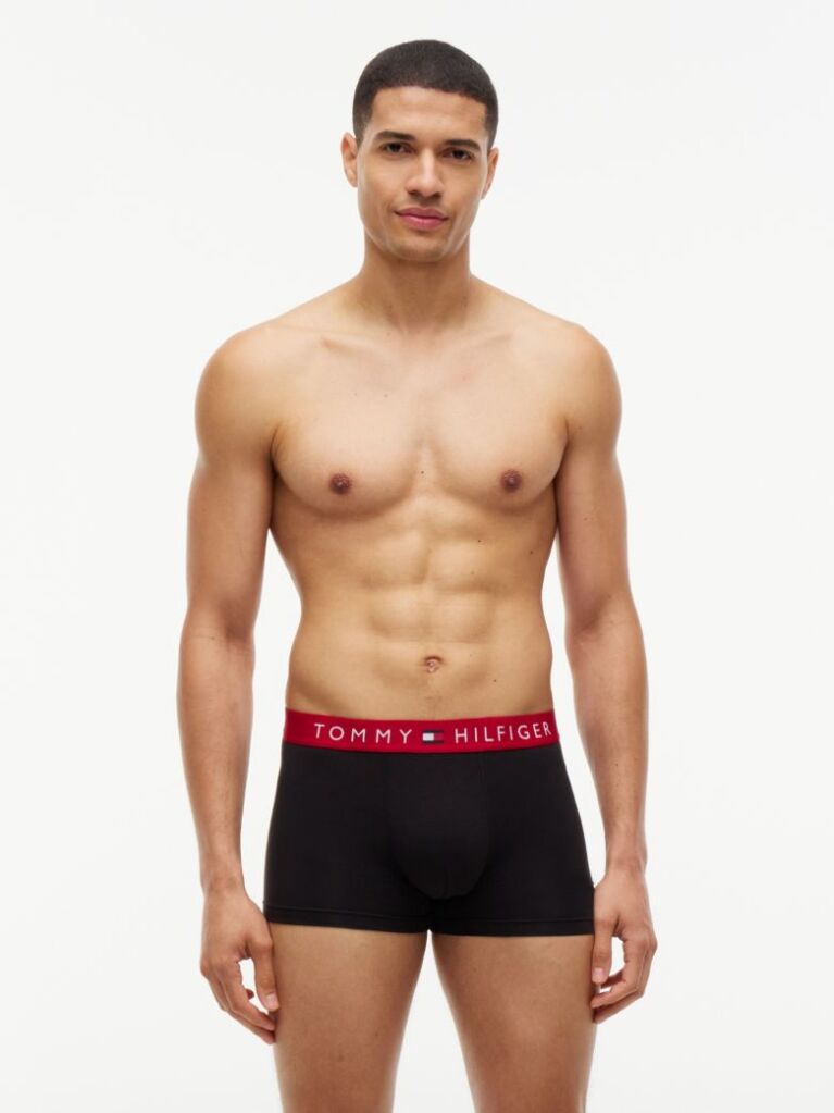 Multi 3-Pack TH Original Logo Waistband Trunks  Men