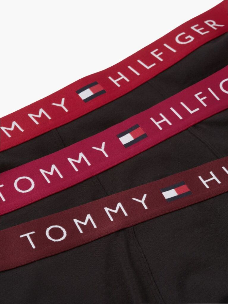Multi 3-Pack TH Original Logo Waistband Trunks  Men
