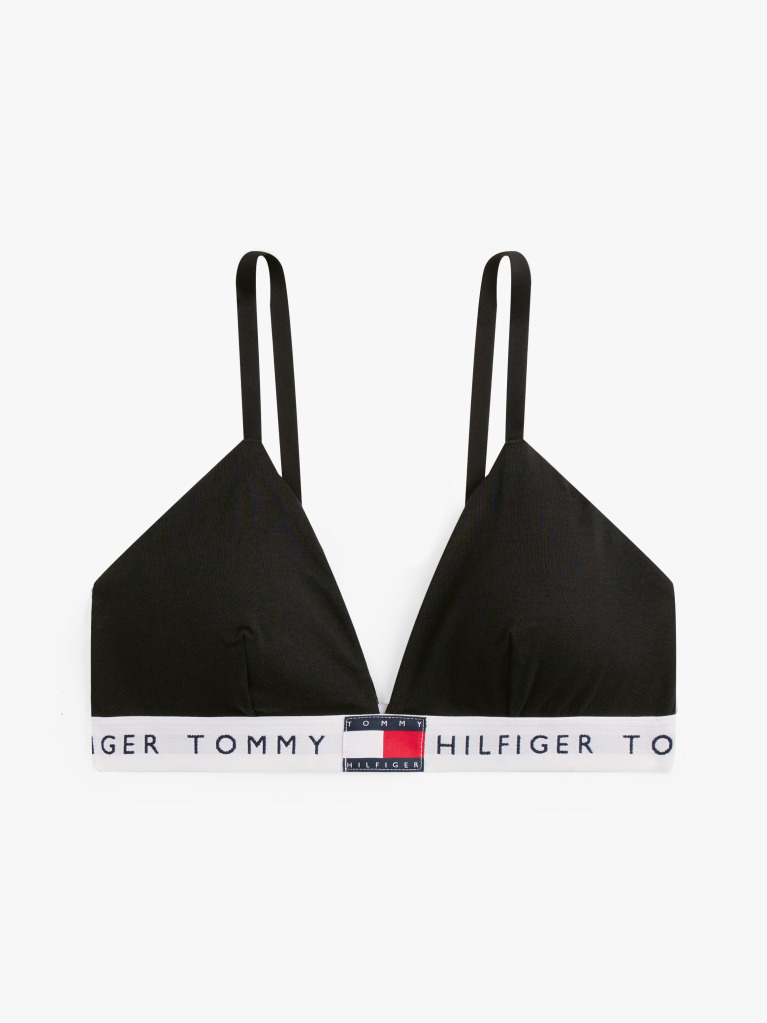 Μαύρο Heritage Σουτιέν Bralette Με Λογότυπο Και Ενίσχυση  Γυναίκες