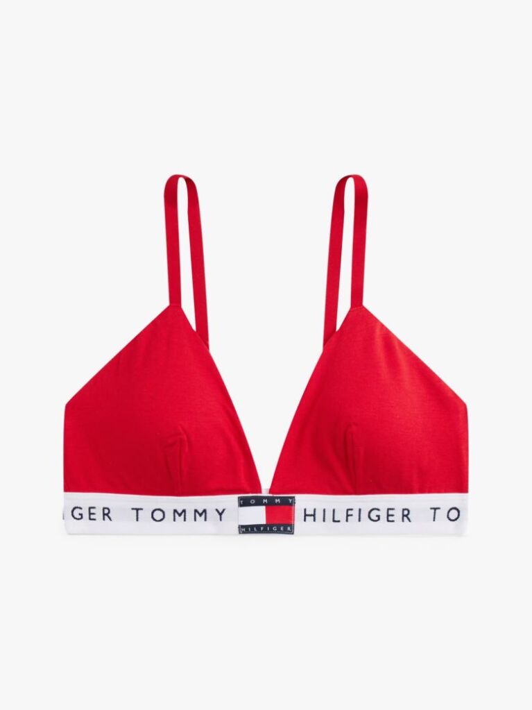 Κόκκινο Heritage Σουτιέν Bralette Με Λογότυπο Και Ενίσχυση  Γυναίκες