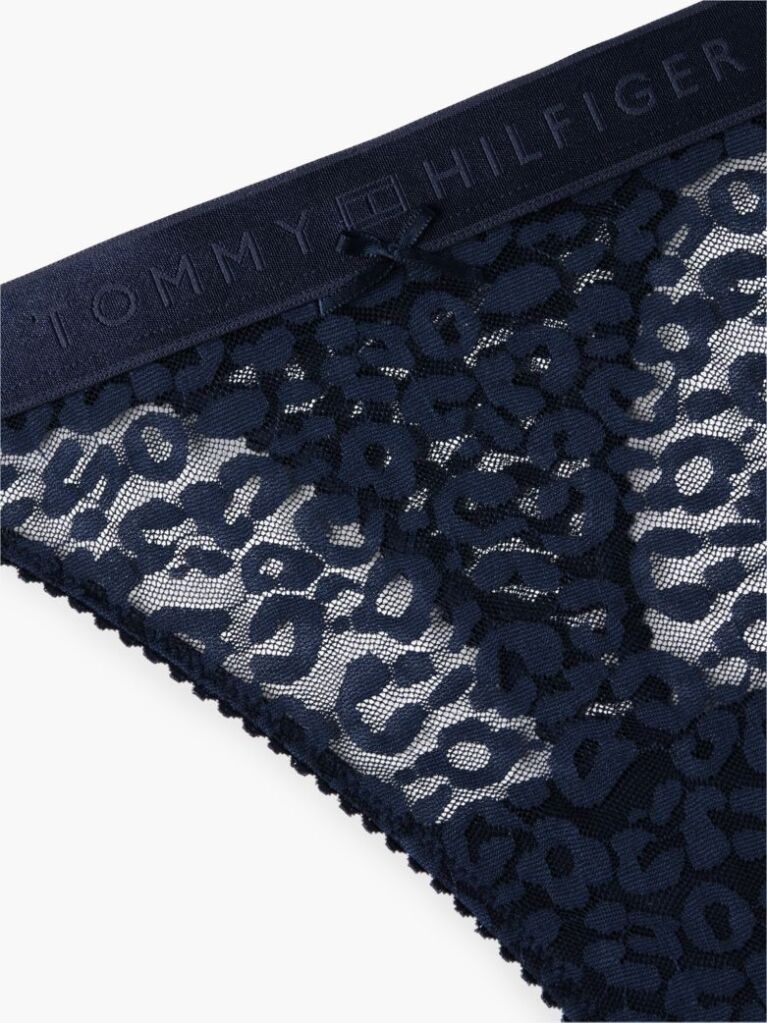 Μπλε Στρινγκ Με Λεοπάρ Δαντέλα  Γυναίκες