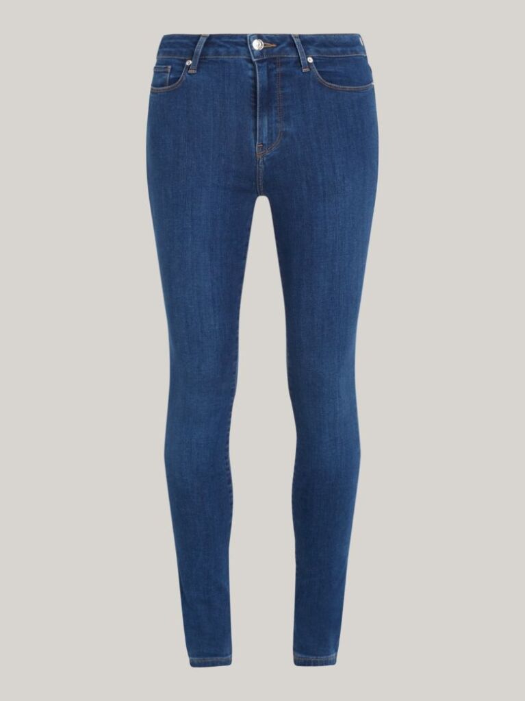 Denim Ψηλόμεσο Skinny Παντελόνι Με Τεχνολογία TH Flex  Γυναίκες