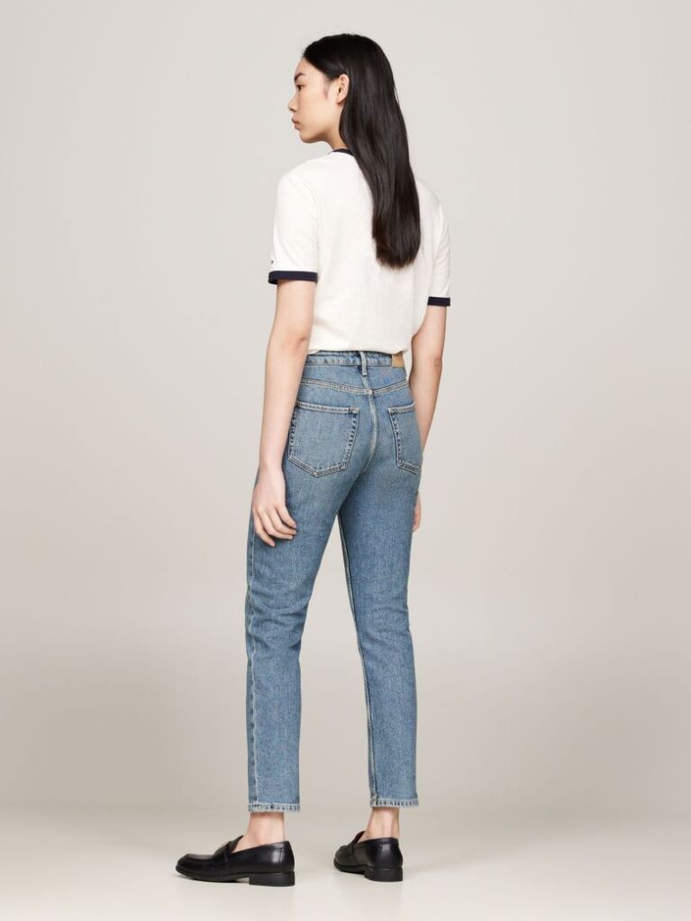 Denim High Rise Slim Cigarette Jeans  Women