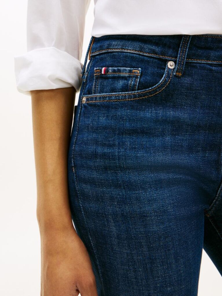 Μπλε Τζιν Σε Bootcut Γραμμή Με Κανονική Μέση  Γυναίκες