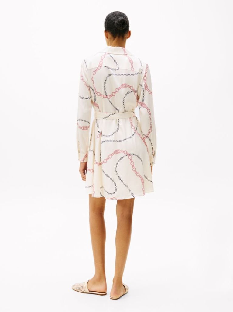 Multi All-Over Print Mini Wrap Dress  Women
