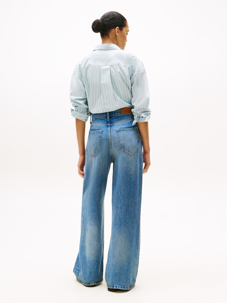 Blue Lana High Rise Wide Leg Jeans  Women