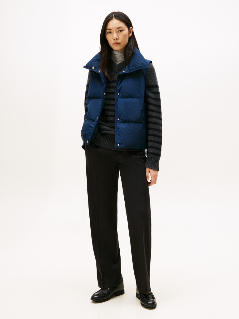 Blue Crest Midways Down Regular Vest  Women