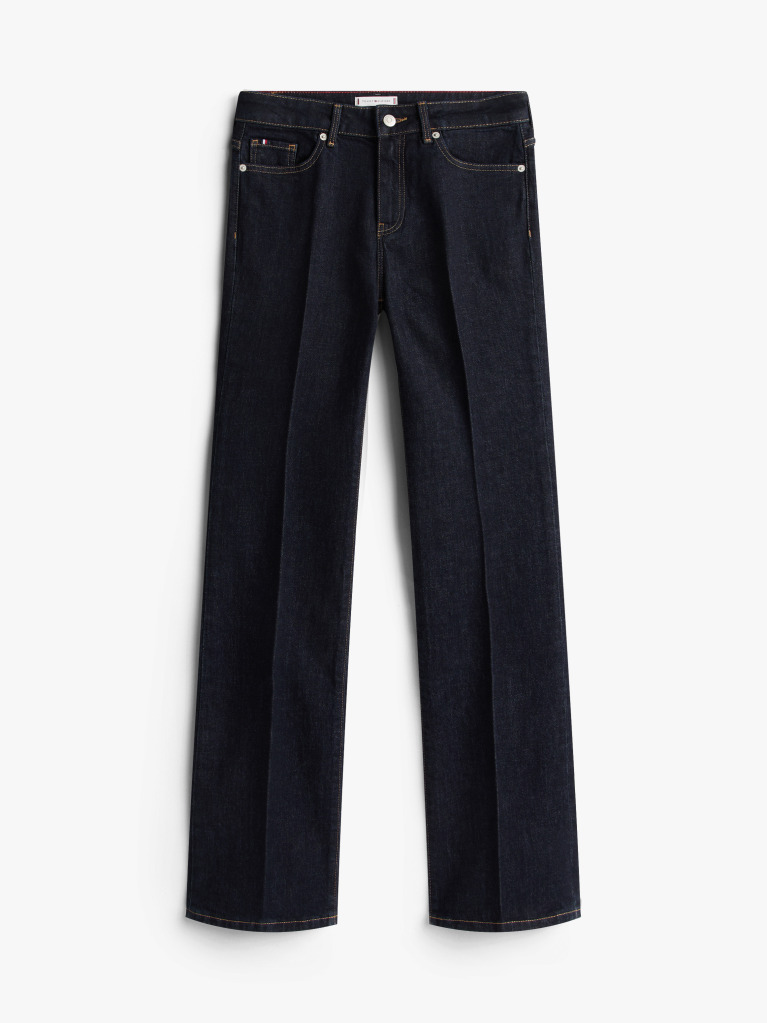 Blue Mid Rise Bootcut Jeans  Women