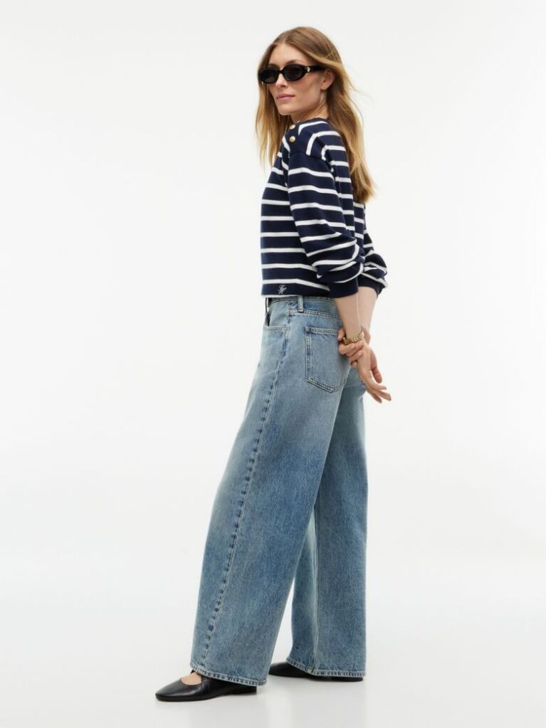 Blue Nola Low Rise Straight Faded Jeans  Women