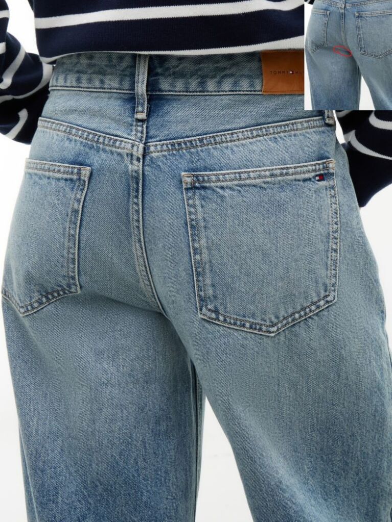 Blue Nola Low Rise Straight Faded Jeans  Women