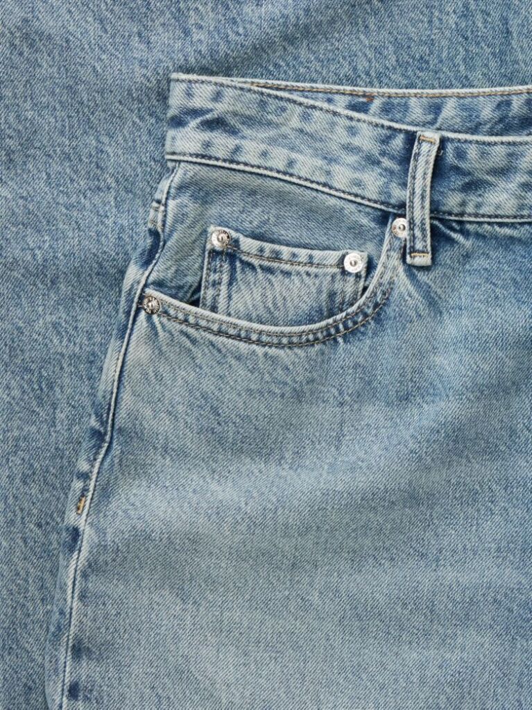 Blue Nola Low Rise Straight Faded Jeans  Women