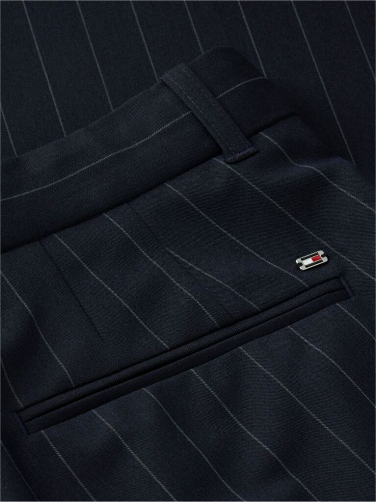 Μπλε Φαρδύ Παντελόνι Με Πιέτες  Γυναίκες
