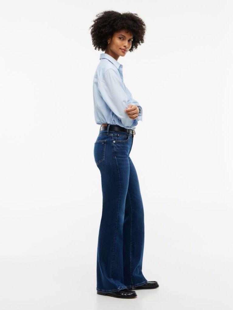 Blue Luna Mid Rise Flared Jeans  Women